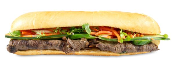 Bánh Mì Bò nướng sả - Beef lemongrass sandwich