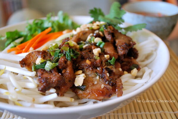 Vermicelles au porc grillé / Vermicelli with Grilled Pork